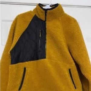 JoyLab Mustard Fleece Jacket